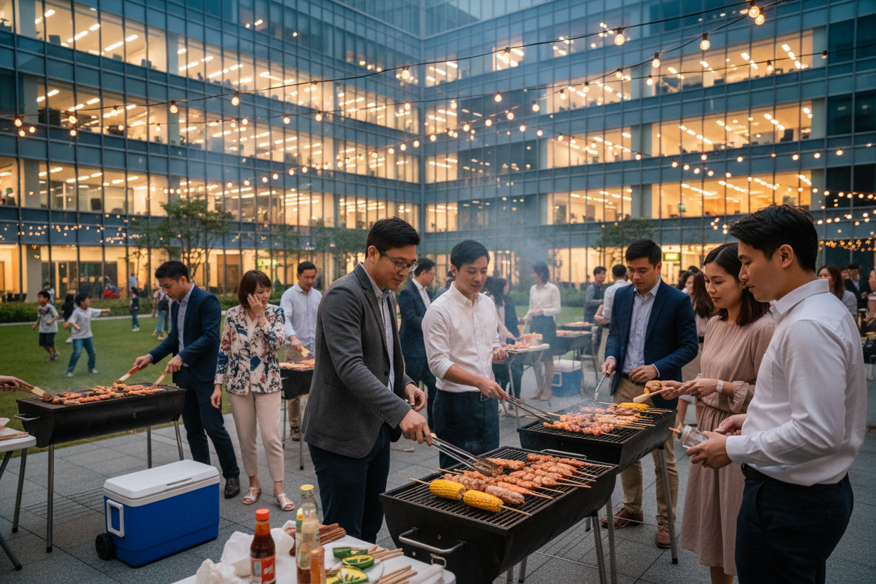 新竹到府烤肉推薦｜愛烤PRO專業代烤｜科技公司家庭日與客家聚會首選