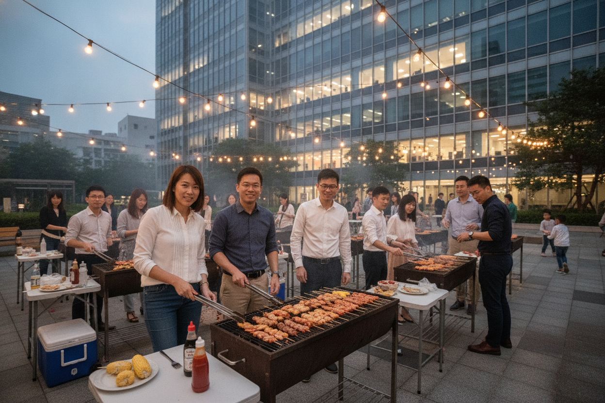新竹到府烤肉推薦｜愛烤PRO專業代烤｜科技公司家庭日與客家聚會首選